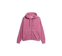 Superdry Veste à capuche Essential teinte pour femme avec logo, Rose vif, 40