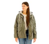 Superdry – Veste à capuche femme Borg Military – Vert – Taille M