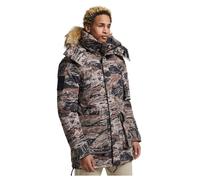 Superdry Veste Code Xpd Everest Marron Taille S Homme