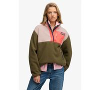 Superdry Polaire femme Colour Block Pull-over Vert L