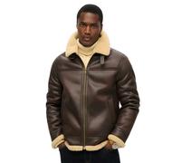 Superdry Veste En Cuir Aviator