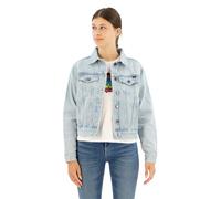 Superdry Veste en jean brodée femme bleu S