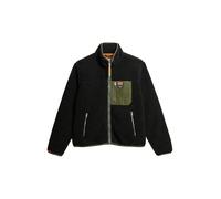 SUPERDRY Veste en polaire noir | S