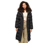 Superdry Manteau Everest long en fausse fourrure Noir S Femme
