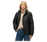 Superdry Manteau d'hiver Fuji Quilt Padded Femme Noir Taille 40