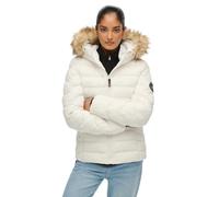 Superdry Doudoune Fuji D2Y à capuche Femme Blanc M