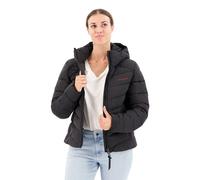 Superdry Doudoune microfibre matelassée à capuche Noir XS Femme