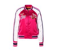 Superdry Suikajan Embroidered Bomber Jacket Rose M Femme