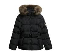 Superdry - Veste Noire à Capuche et Fermeture Éclair - Femme - Vestes - Noir - Taille: 40 FR