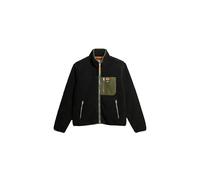 Superdry Veste polaire Vintage Retro Noir Homme 2XL
