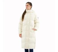Superdry Doudoune longue à capuche femme – Blanc – Taille XL