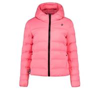 Superdry Veste rembourrée thermoscellée pour femme, coupe ajustée, design rembourré, Rose marne, 38