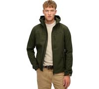 Superdry - Veste SoftShell Trekker avec capuche - Homme - Vestes - Vert - Taille: S