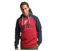 Superdry Vintage Achilles Raglan Hoodie Rouge S Homme