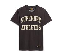 Superdry - Vintage Athletic Coton Marron Tee - Homme - Tops - Brun - Taille: M