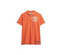 Superdry Vintage Athletic Short Sleeve Polo Orange L Homme