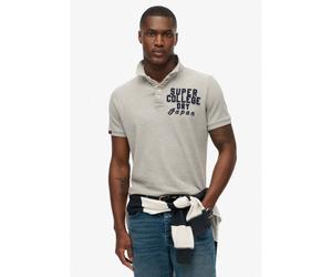 Superdry - Vintage Athletic Polo - Polo homme Vintage Sweat Grey Marl - M