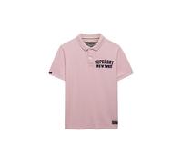 Superdry Vintage Athletic Short Sleeve Polo Rose XL Homme
