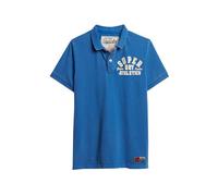 Superdry Vintage Athletic Polo T1-Pique (M) pour Homme, Tension Bleue, XL