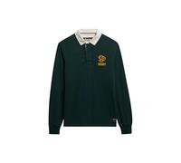 Superdry Vintage Athletic Rugby Long Sleeve Polo Vert 2XL Homme