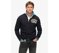 Superdry - Vintage Athletic Rugby - Polo homme Eclipse Navy - L