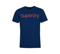 Superdry Vintage Cl Classic Tee MW T-Shirt, Pilot Mid Blue, XS Hommes