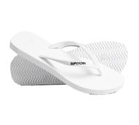 Superdry Vintage Classic Flip Flop, Tongs. Femme, Blanc, Small EU 40/41