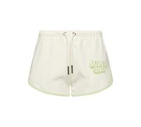 Superdry Vintage Cooper Classic Short Sweat-Shirt À Capuche Sport, Blanc/Vert Mousse, 38 Femme