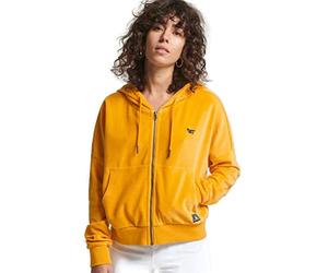 Superdry Vintage Crop Ziphood Sweat à Capuche Femme