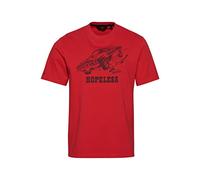 Superdry Vintage Crossing Lines BK Tee T-Shirt, Drop Kick Red, XS Homme