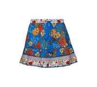 Superdry Vintage Embellished Mini Skirt, Jupe aux Femmes, Blue Floral, M