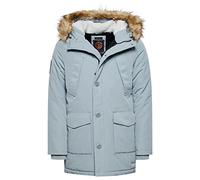 Superdry Vintage Everest Parka A4-Rembourré, Skylark, M Homme