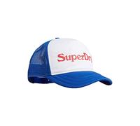 Superdry Vintage Graphic Trucker Cap Casquette de Baseball, Étagère Bleue, Taille Unique Hommes