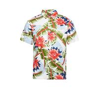 Superdry Vintage Hawaiian S/S Chemise Homme, Feuille de Banane Optique, L