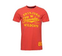 Superdry T-shirt Vintage Home Run Tee biologique Rouge M