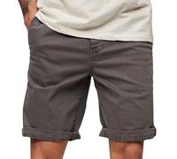 Superdry Vintage International Short pour Homme, Gris, 32