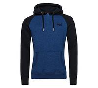 Superdry Vintage Logo EMB Baseball Hood Sweat à Capuche, Optic, S Homme