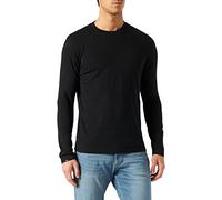Superdry Vintage Logo EMB LS Top T-Shirt, Noir, L Homme