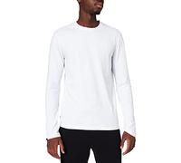 Superdry Vintage Logo EMB LS Top T-Shirt, Optic, XL Homme