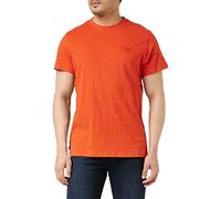 Superdry Vintage Logo EMB Tee T-Shirt, Bright Orange Marl, S Homme