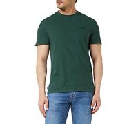 Superdry Vintage Logo EMB Tee T-Shirt, Buck Green Marl, S Homme