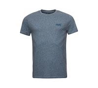Superdry Vintage Logo EMB Tee T-Shirt, Coastal Blue Grit, S Homme