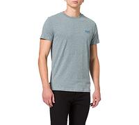 Superdry Vintage Logo EMB Tee T-Shirt, Coastal Blue Grit, S Homme