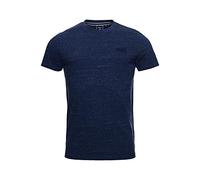 Superdry Vintage Logo EMB Tee T-Shirt, Deep Blue Heather, S Homme