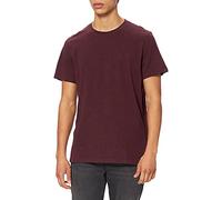 Superdry Vintage Logo EMB Tee T-Shirt, Deepest Burgundy Grit, S Homme