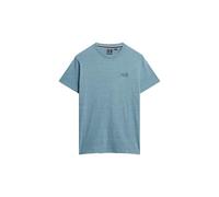 Superdry Vintage Logo EMB Tee T-Shirt, Desert Sky Blue Grit, XL Homme
