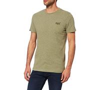 Superdry Vintage Logo EMB Tee T-Shirt, Grain d'olive Poli, S Homme