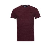 Superdry Vintage Logo EMB Tee T-Shirt, Grenat marbré, M Homme