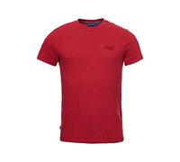 Superdry Vintage Logo EMB Tee T-Shirt, Hike Red Marl, S Homme