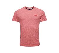 Superdry Vintage Logo EMB Tee T-Shirt, Mid Red Grit, S Homme